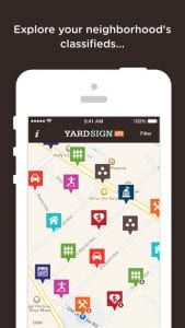 Yard Sign GPS app