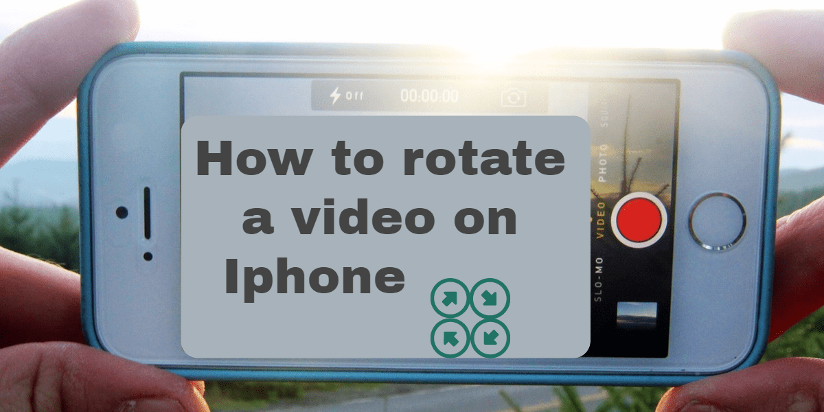 how to rotate a video on iphone