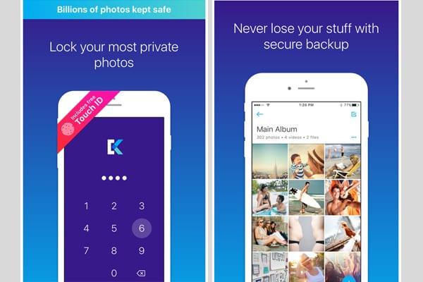 keep safe photo vault screenshot