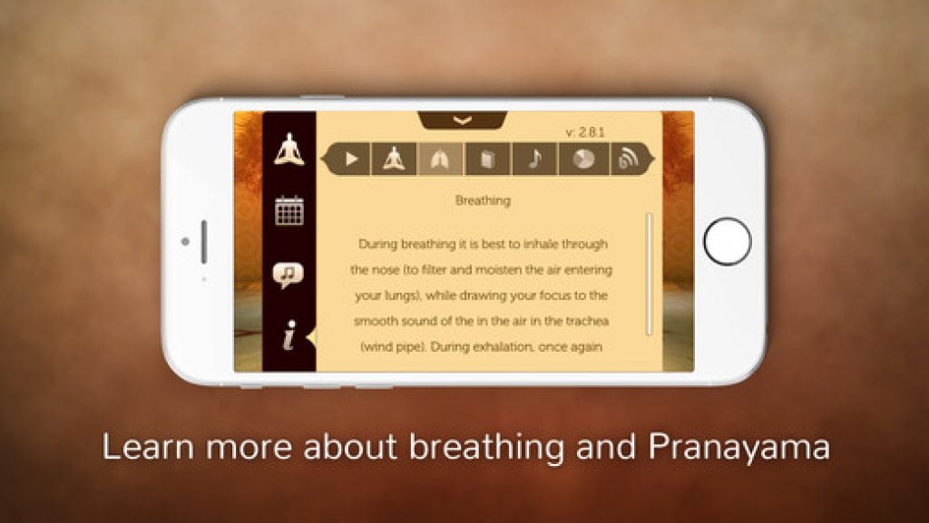 Universal breathing app yoga