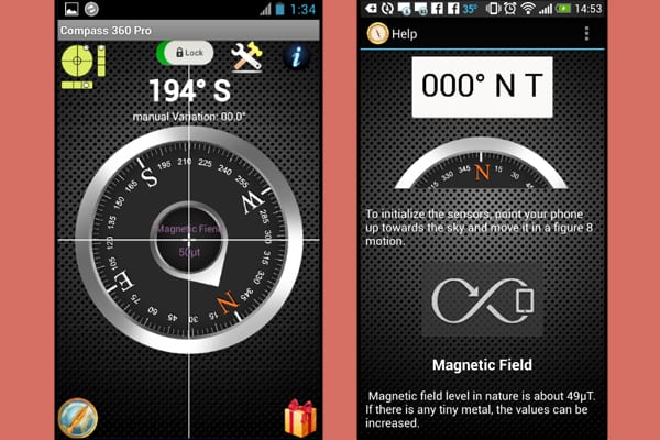 compass 360 pro screenshot