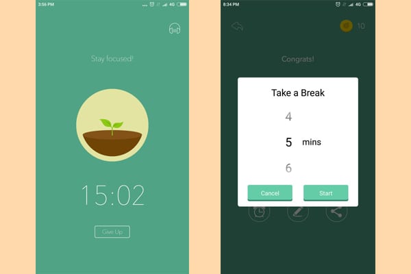 forest app screenshot