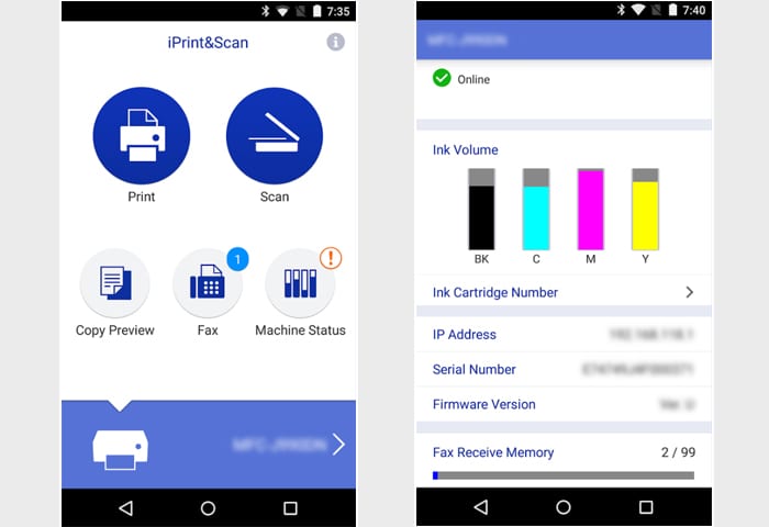 brother printer app for android