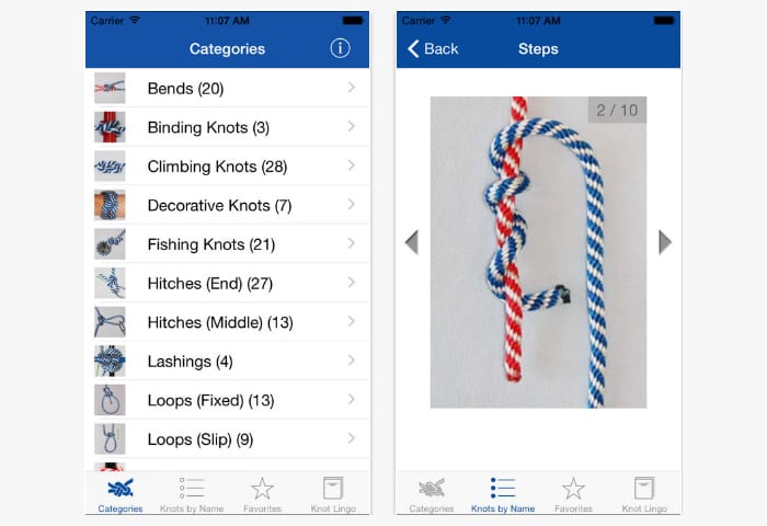 knot guide app
