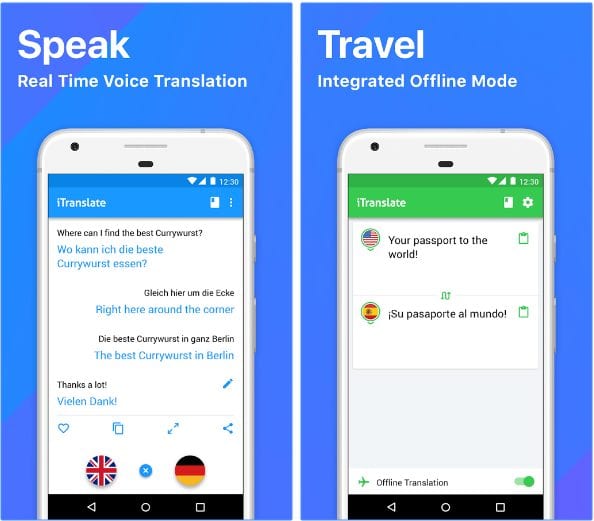 iTranslate Translator & Dictionary app