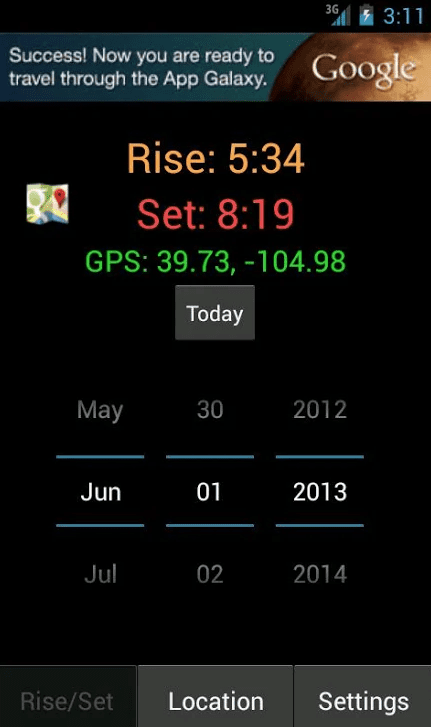 Sunrise Sunset Calculator