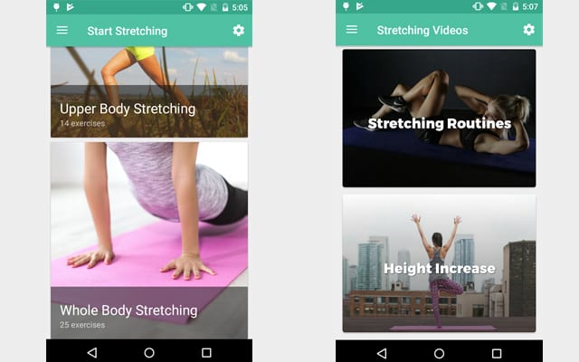 stretching app