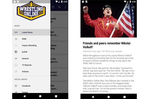 wrestling online app