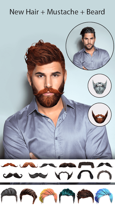Man Hair Mustache Style PRO app