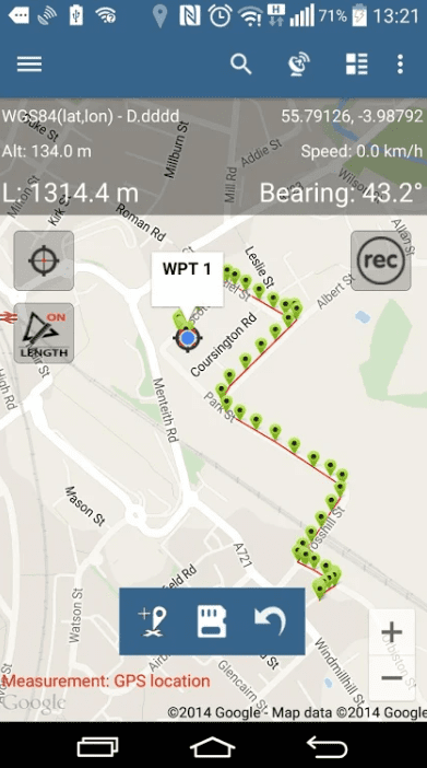 Map Pad GPS Land Surveys & Measurements app