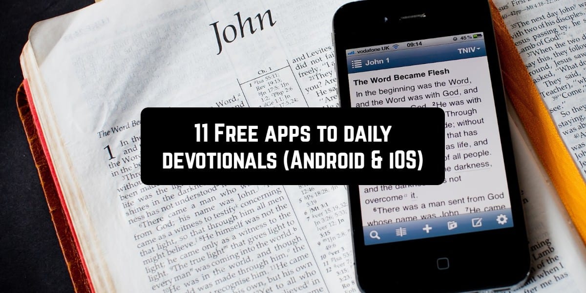 11 Free apps to daily devotionals (Android & iOS)