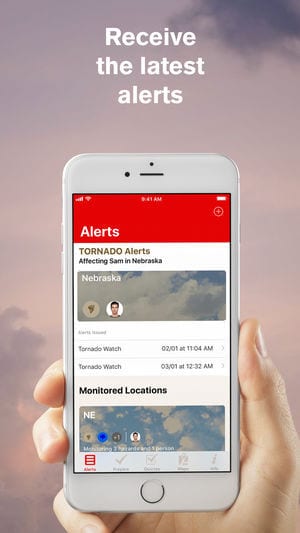 Tornado - American Red Cross app