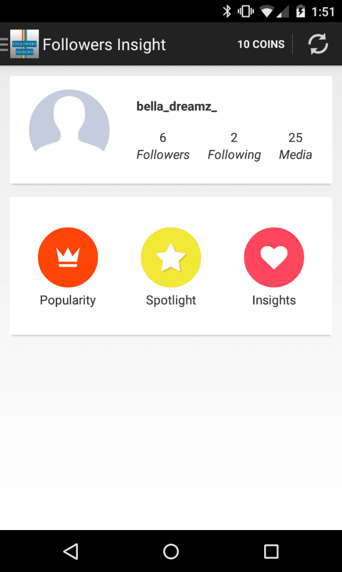 Followers Insight for Instagram app