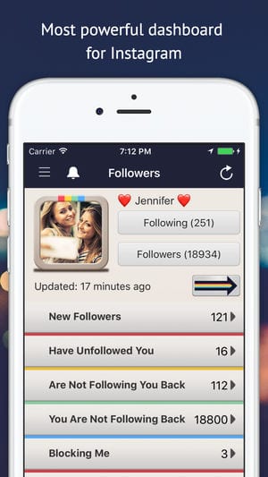 Followers Track for Instagram! app