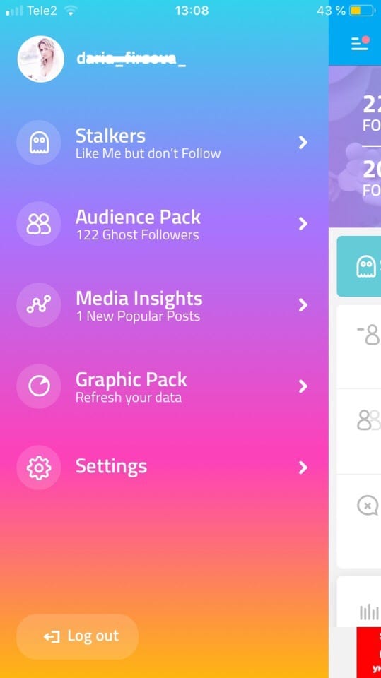 InControl Stats for Instagram