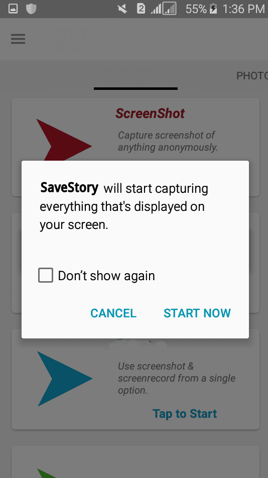 SaveStory app
