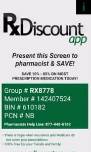 Prescription Drug Discounts - Rx Discount App