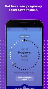 Dot fertility tracker