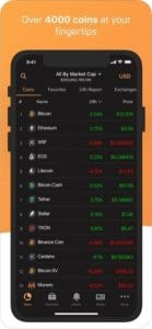 Coin Stats screen1