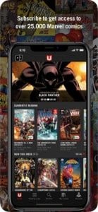 Marvel Unlimited screen