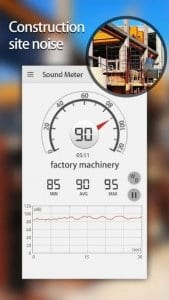 Sound Meter & Noise Detector screen