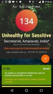 Air Quality Index - Real time