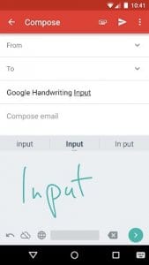 Google Handwriting Input 