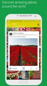 HINP: social networks on a map