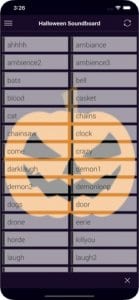 Halloween Soundboard App1