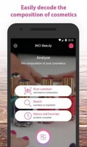 INCI Beauty - Analysis of cosmetic products