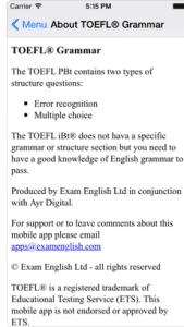 TOEFL® Grammar12