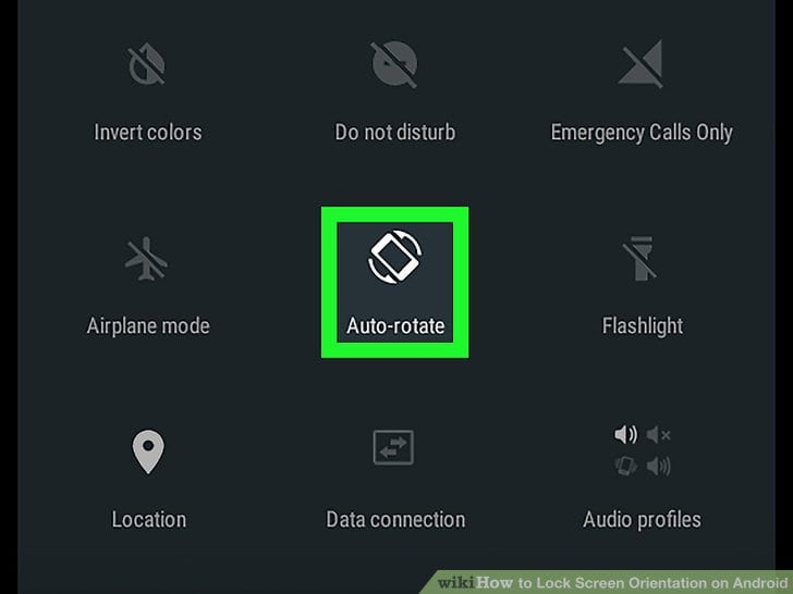auto-rotate for specific applications