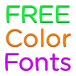 color fonts for flipfont