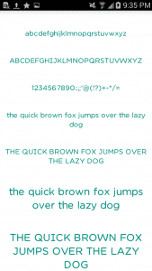 color fonts for flipfont1