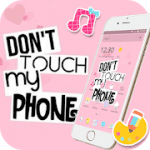 pink dont touch my phone