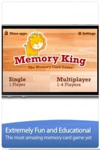 Memory King – The Memory Cards Matching Game