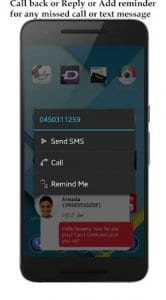 Missed call & SMS notification