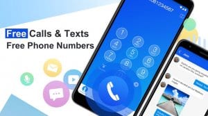 Free phone calls, free texting SMS on free number