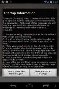 IDEAL U.S. Currency Identifier
