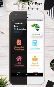 Income Tax Calculator - with Indian Income Tax Act