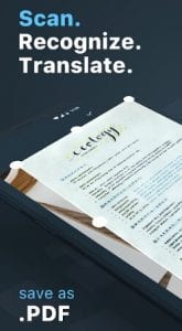 Scan, Extract Text & Translate