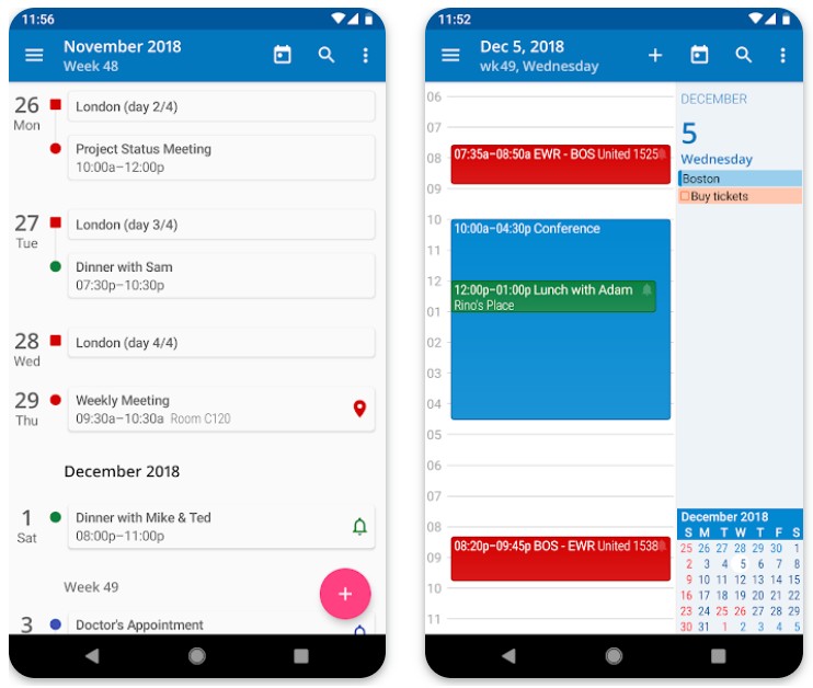 aCalendar - your calendar1