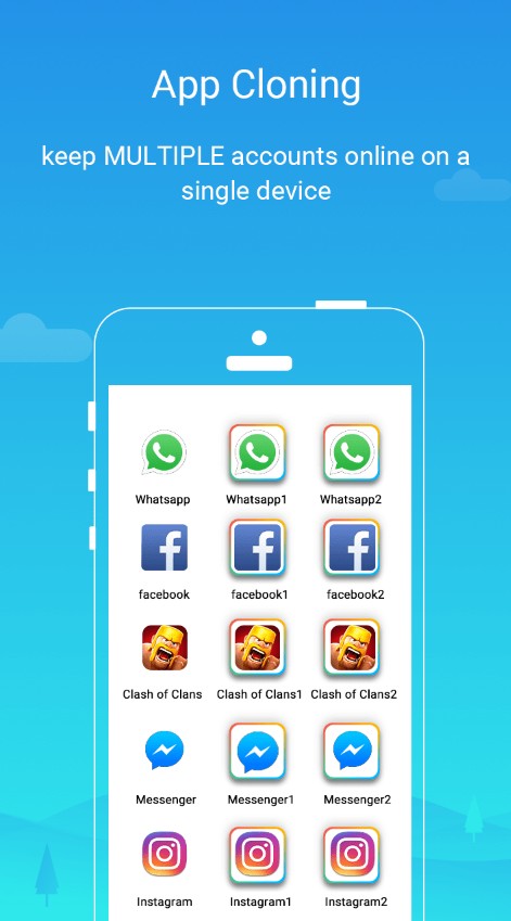 Parallel Space - app cloning
1