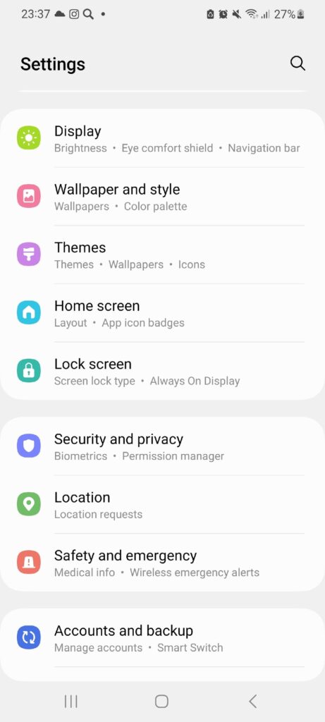 Change Icon Size on Samsung Phones1