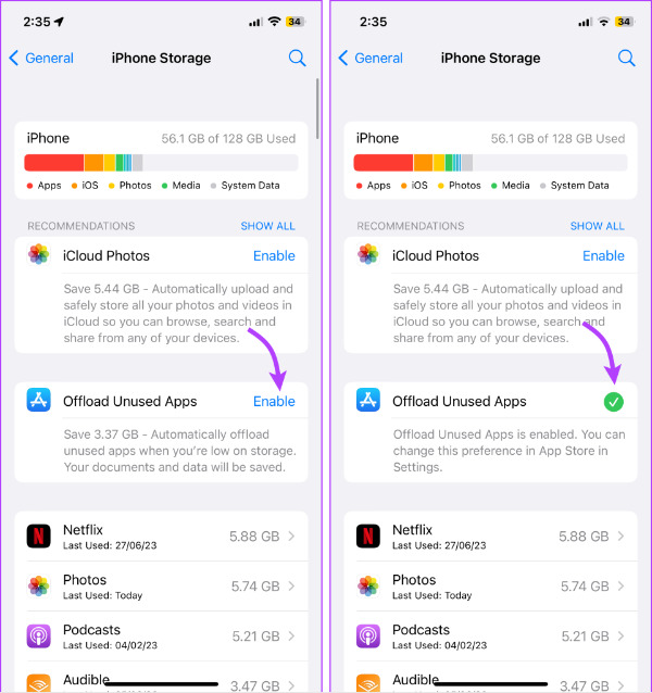 Which Apps Can I Offload?1